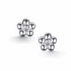 Серебряные серьги АЛЬКОР 02-5872/000Б-00 с бриллиантом
