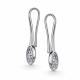 Серебряные серьги АЛЬКОР 02-5902/00КЦ-00 с фианитом