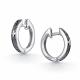 Серьги из черненого серебра АЛЬКОР 02-5904/00КЦ-17 с фианитом