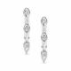 Серебряные серьги АЛЬКОР 02-5924/000Б-00 с бриллиантом