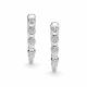 Серебряные серьги АЛЬКОР 02-5928/000Б-00 с бриллиантом