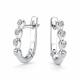 Серебряные серьги АЛЬКОР 02-5928/000Б-00 с бриллиантом