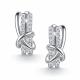Серебряные серьги АЛЬКОР 02-5966/00КЦ-00 с фианитом