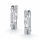 Серебряные серьги АЛЬКОР 02-5978/00КЦ-00 с фианитом