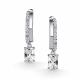 Серебряные серьги АЛЬКОР 02-5980/00КЦ-00 с фианитом