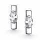 Серебряные серьги АЛЬКОР 02-6028/00КЦ-00 с фианитом