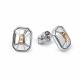Серебряные серьги АЛЬКОР 02-6160/000Б-00 с бриллиантом