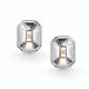 Серебряные серьги АЛЬКОР 02-6160/000Б-00 с бриллиантом
