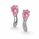 Серебряные серьги АЛЬКОР 02-6176/0БТ5-00 с фианитом