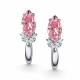 Серебряные серьги АЛЬКОР 02-6180/0БТ5-00 с фианитом
