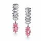 Серебряные серьги АЛЬКОР с бриллианитом 02-6181/0БТ5-00