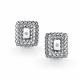 Серебряные серьги АЛЬКОР 02-6190/000Б-00 с бриллиантом