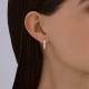 Золотые серьги SOKOLOV 0200516 с фианитом