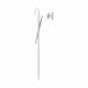 Серьги из белого золота SOKOLOV 0200591-3 с фианитом