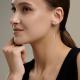 Золотые серьги SOKOLOV 0200779 с фианитом
