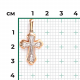 Подвеска из комбинированного золота Platina 03-2237-00-000-1111