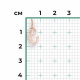 Золотая подвеска-буква С Platina с фианитом 03-2448-С-401-1110-03