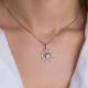 Серебряная подвеска Platina 03-2453-00-401-0200 с фианитом