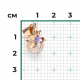 Золотая подвеска Platina 03-2674-00-000-1110-48 с эмалью