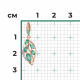 Подвеска из комбинированного золота Platina 03-2692-00-106-1111-30 с бриллиантом и изумрудом