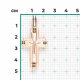 Подвеска из комбинированного золота Platina 03-2791-00-000-1111-66 с эмалью