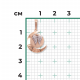 Подвеска из комбинированного золота Platina с подвижным элементом 03-2968-00-000-1111-42