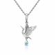 Серебряная подвеска Platina 03-3079-00-201-0200 с топазом
