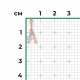 Подвеска-буква А из комбинированного золота Platina с фианитом 03-3119-А-401-1111