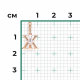 Подвеска-буква Ж из комбинированного золота Platina с фианитом 03-3119-Ж-401-1111