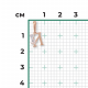 Подвеска-буква И из комбинированного золота Platina с фианитом 03-3119-И-501-1111-38