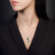 Серебряная подвеска Platina 03-3234-00-205-0200-69 с хризолитом и эмалью