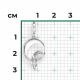 Подвеска из белого золота Platina 03-3282-00-101-1120 с бриллиантом