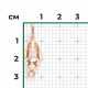Золотая подвеска Platina 03-3291-00-201-1110 с топазом