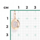 Золотая подвеска-трансформер Platina с топазом 03-3320-00-201-1111