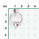 Серебряная подвеска Platina 03-3337-00-000-0200