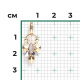 Подвеска из комбинированного золота Platina 03-3359-00-101-1121 с бриллиантом