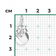 Подвеска из белого золота Platina 03-3367-00-101-1120 с бриллиантом