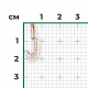Золотая подвеска-буква J Platina с фианитом 03-3419-J-401-1111