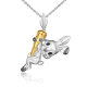 Серебряная подвеска Platina 03-3421-00-000-0200 с эмалью