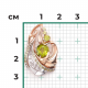 Подвеска из комбинированного золота Platina 03-3439-00-205-1111 с хризолитом