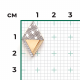 Подвеска из комбинированного золота Platina 03-3441-00-401-1121 с фианитом