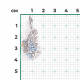 Подвеска из белого золота Platina 03-3503-01-201-1120 с топазом