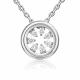 Серебряная подвеска Platina 03-3531-00-401-0200 с фианитом