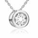 Серебряная подвеска Platina 03-3531-00-401-0200 с фианитом