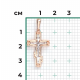 Подвеска из комбинированного золота Platina 03-3548-00-000-1111