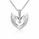 Серебряная подвеска Platina 03-3573-00-401-0200 с фианитом