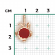 Золотая подвеска Platina 03-3606-00-748-1110 с сердоликом