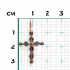 Золотая подвеска Platina 03-3617-00-102-1110 с сапфиром