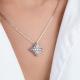 Серебряная подвеска Platina 03-3633-00-401-0200 с фианитом