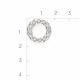 Серебряная подвеска Platina 03-3640-00-401-0200 с фианитом